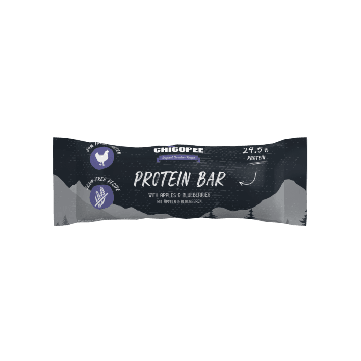 Chicopee Protein Bar енергиен бар с пилешко, ябълки и боровинки, 9 см