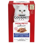 Purina Gourmet Mon Petit - паучове за котки, месни хапки в сос, различни вкусове, 48x50 г