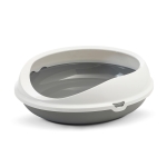 Savic Figaro - котешка тоалетна с висок борд и модерен дизайн, 55 cм x 48,5 cм x 15,5 cм
