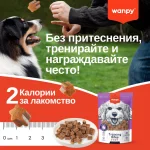 Wanpy Training Bites - лакомства за кучета с патешко месо, подходящи за тренировка, 100 г