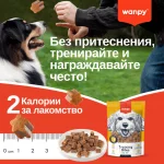 Wanpy Training Bites - лакомства за кучета с говеждо, подходящи за тренировка,100 г