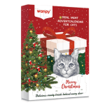 Wanpy Christmas Calendar - коледен адвент календар с лакомства асорти за котки, 100 г