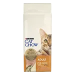 PURINA CAT CHOW ADULT - суха гранулирана храна за котки, със сьомга и риба тон