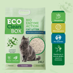 Eco Clean Box Tofu - натурална котешка тоалетна с биоензими, различни аромати