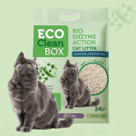 Eco Clean Box Tofu - натурална котешка тоалетна с биоензими, различни аромати