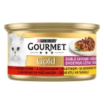 Purina Gourmet Gold - консерва за котки с два вкуса парченца в сос, различни видове, 24х85 г