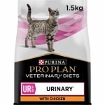 Purina Pro Plan Cat Veterinary Diets UR - лечебна суха храна за котки за намаляване на риска от струвитни и оксалатни пикочни кристали и камъни, пилешко