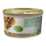 Purina Gourmet Nature’s Creations - консервирана храна за котки с крехко пуешко и спанак, 24х85 г