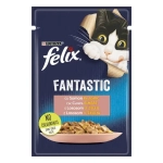 Purina Felix Fantastic Adult - пауч за котки, различни вкусове меса в желе, 26х85 г