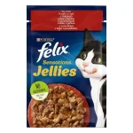 Purina Felix Sensations Adult - пауч за котки, различни вкусове меса в желе, 26х85 г