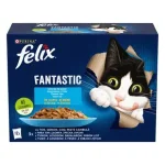 Purina Felix Fantastic Adult - пауч за котки, различни вкусове меса в желе, 72х85 г