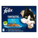 Purina Felix Fantastic Adult - пауч за котки, различни вкусове меса в желе, 72х85 г