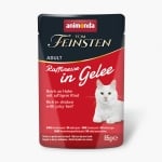 Vom Feinsten Raffinesse - паучове за капризни котки, пилешко и говеждо в желе, 24х85 г