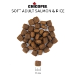 Chicopee Classic Nature Soft Adult - полувлажна храна за кучета, мека гранула със сьомга и ориз
