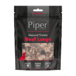 Piper Treats Beef Lungs - натурални лакомства за кучета от сушен говежди дроб, с високо съдържание на протеин, 100 г