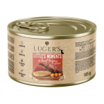 Luger's Dog Adult  - консервирана храна за израснали кучета от дребни породи, различни вкусове, 6х185 г