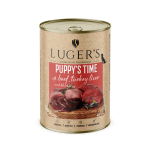 Luger's Dog Puppy - консервирана храна за подрастващи кучета, различни вкусове, 6х400 г