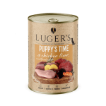 Luger's Dog Puppy - консервирана храна за подрастващи кучета, различни вкусове, 6х400 г