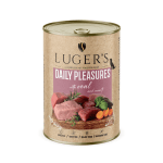 Luger's Dog Adult - консервирана храна за израснали кучета, различни вкусове, 6х400 г