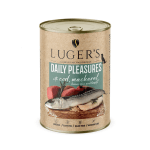 Luger's Dog Adult - консервирана храна за израснали кучета, различни вкусове, 6х400 г