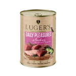 Luger's Dog Adult - консервирана храна за израснали кучета, различни вкусове, 6х400 г