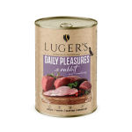 Luger's Dog Adult - консервирана храна за израснали кучета, различни вкусове, 6х400 г