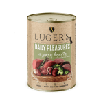 Luger's Dog Adult - консервирана храна за израснали кучета, различни вкусове, 6х400 г