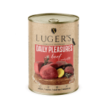 Luger's Dog Adult - консервирана храна за израснали кучета, различни вкусове, 6х400 г