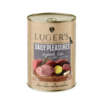 Luger's Dog Adult - консервирана храна за израснали кучета, различни вкусове, 6х400 г