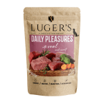 Luger's Dog Adult - паучове за израснали кучета, различни вкусове, 10х500 г