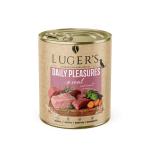 Luger's Dog Adult - консервирана храна за израснали кучета, различни вкусове, 6х800 г