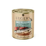 Luger's Dog Adult - консервирана храна за израснали кучета, различни вкусове, 6х800 г