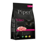 Piper Cat - суха гранулирана храна за котки с прясно месо, 3 кг