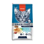 Wanpy Grain Free - суха храна за малки котенца с пилешко, 1.5 кг