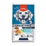 Wanpy Grain Free - суха гранулирана храна за кучета, без зърно, с пилешко, 12 кг
