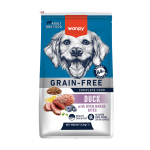 Wanpy Grain Free - суха гранулирана храна за кучета, без зърно, с патешко месо, 12 кг