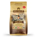 Wolfsblut Wild Duck Puppy - суха гранулирана храна за малки кученца, с дива патица и картофи