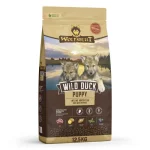 Wolfsblut Wild Duck Puppy - суха гранулирана храна за малки кученца, с дива патица и картофи