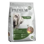 PRIMUM Soft MONOPROTEIN – мека, полувлажна гранулирана храна за израснали кучета, без зърно, с пилешко и картофи