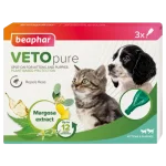 Beaphar Veto Pure Spot-on репелентни капки за малки кученца и котки 3х0,4мл