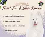 Pet Head Berry Bright – 2в1 измиващ гел за лице за кучета със светла козина и за премахване на петна от сълзи, 200 мл