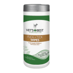 Vet`s Best Flea&Tick Wipes кърпички за куче срещу бълхи и кърлежи, 50 бр