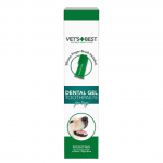 Vet&Best Dental Gel – паста за зъби за кучета + силиконова четка за зъби, 100 г