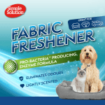 Simple Solution Fabric Refreshner спрей за неутрализиране на миризми от трудно перещи се тъкани, 400 мл