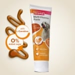 Beaphar Multi-Vitamin Paste Dog - мултивитаминна паста за кучета, за добро храносмилане и блестяща козина, 100 г