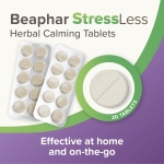 Beaphar StressLess успокояващи билкови таблетки за кучета и котки, намаляване на стреса, 20 бр