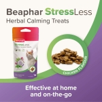Beaphar Calming Bits успокояващи хапки за котки, 35 г