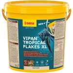 sera Vipan Nature Tropical Flakes - основна храна на люспи за рибки, с 4% брашно от насекоми и пребиотичен ефект