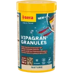 sera Vipagran Nature - основна, мека храна на гранули за рибки в средните водни слоеве, с 4% брашно от насекоми