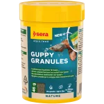 sera Guppy Granules - храна на гранули за гупи и други дребни, тревопасни рибки в средната зона